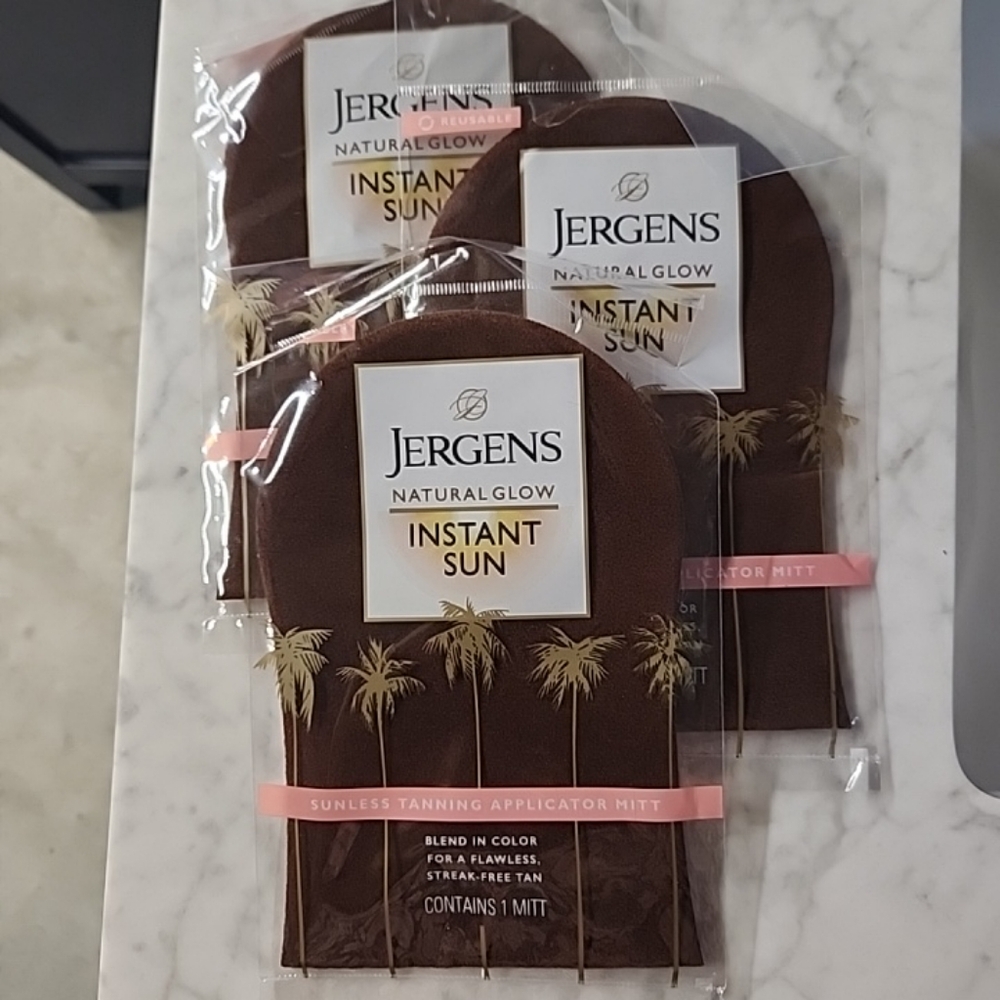 Jergens Natural Glow Sunless Tanning Mitts (3 Pack)